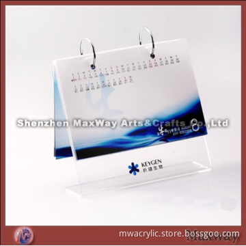 High Transparence Fashionable Acrylic Calendar Holder